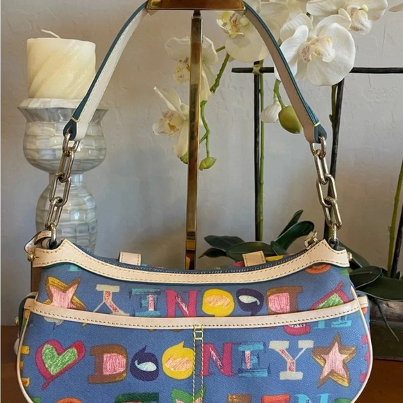 Dooney & Bourke Rainbow Zipper Shoulder Bag - Picture 6 of 14